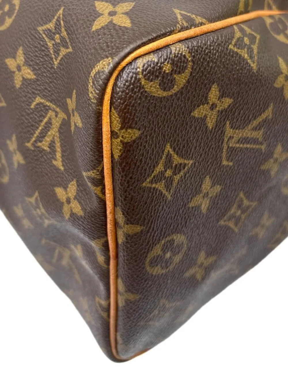 Louis Vuitton  Speedy 30 Monogram Canvas Satchel Bag Brown